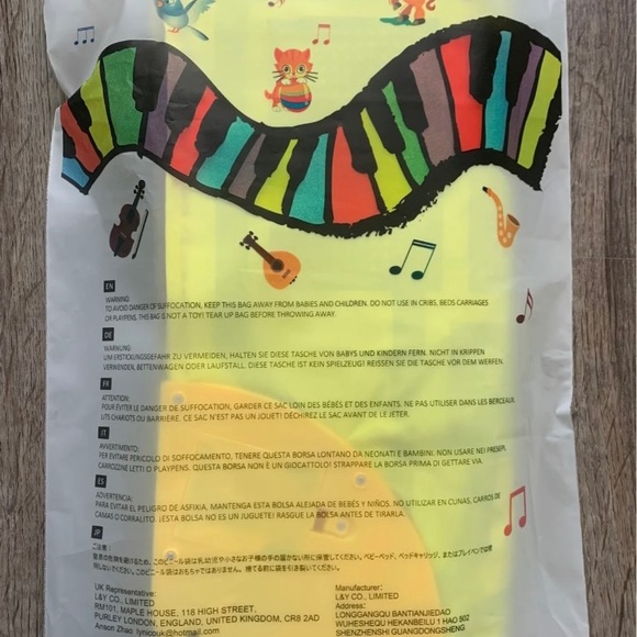 NEW Musical Piano Keyboard Playmat - Picture 3 of 5